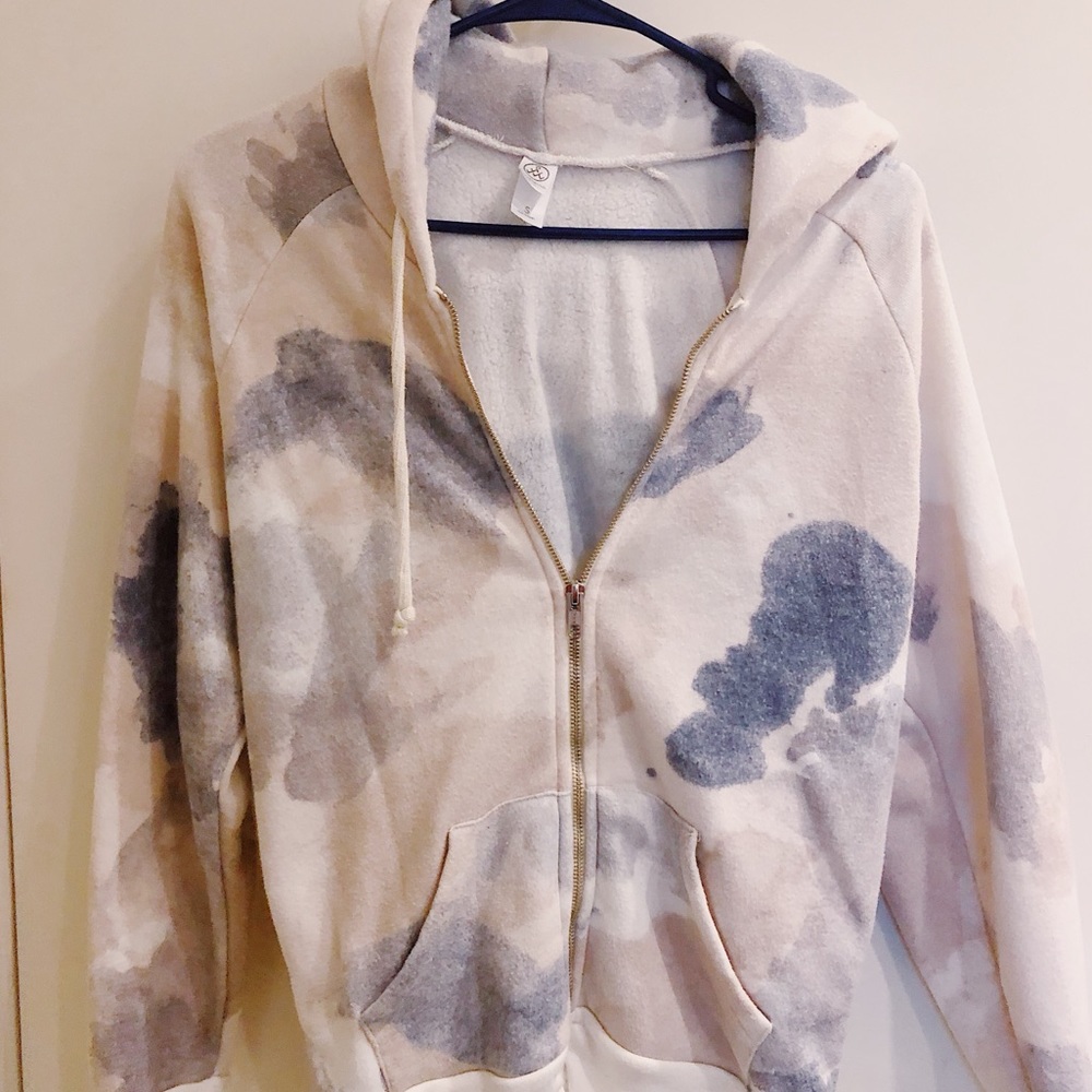 tie dye zip up hoodie URBAN OUTFITTERS